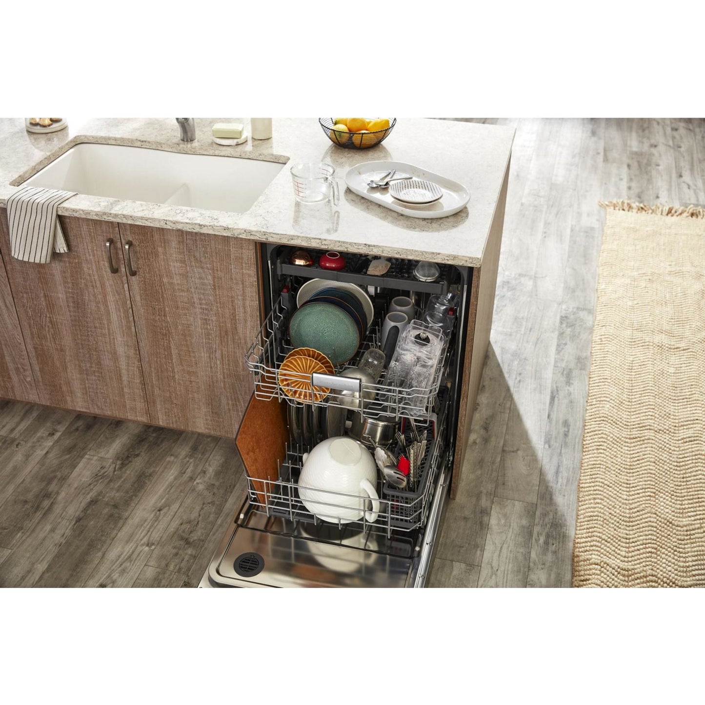 KitchenAid Dishwasher Stainless Steel Tub (KDFE204KPS) - Stainless Steel