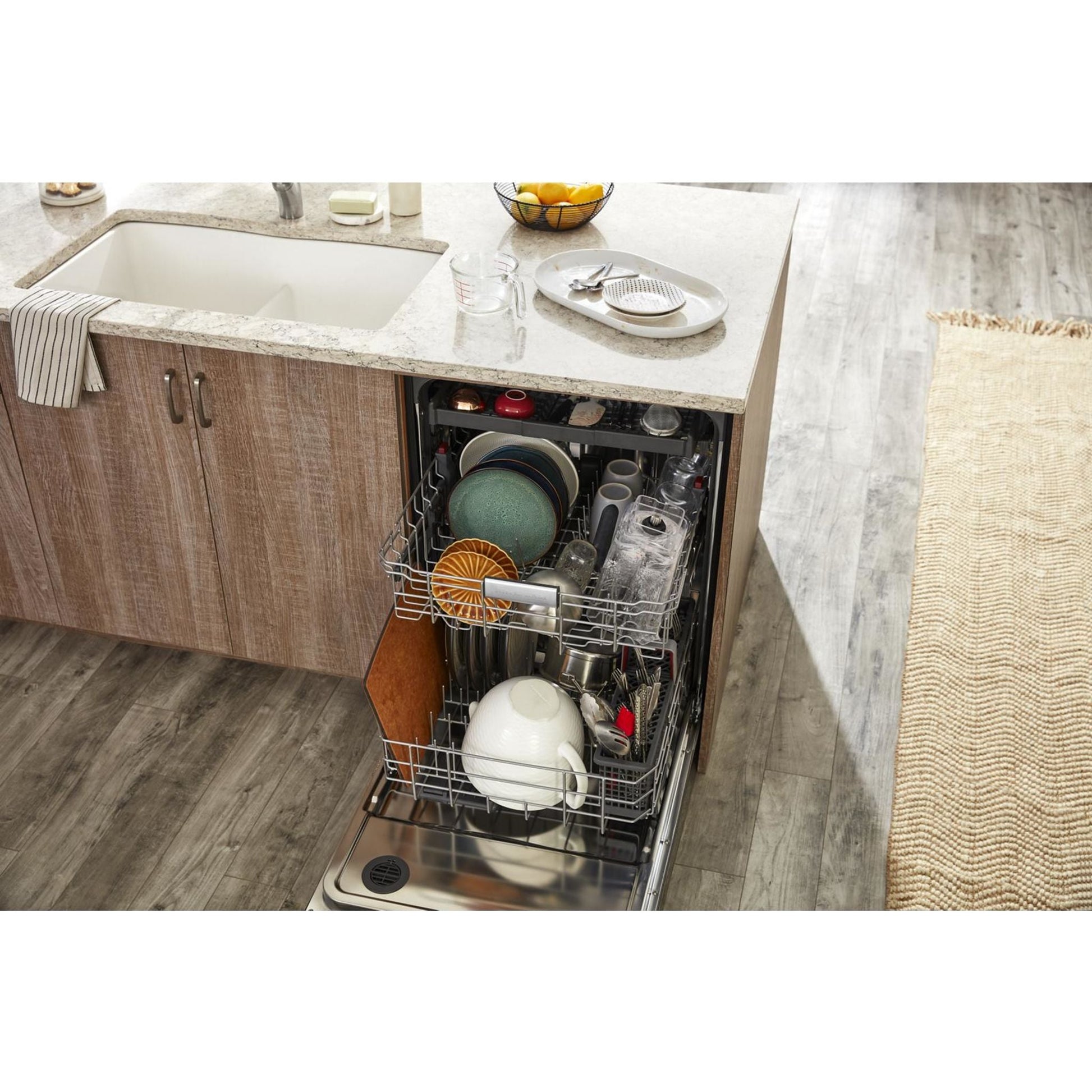 KitchenAid Dishwasher Stainless Steel Tub (KDFE204KPS) - Stainless Steel