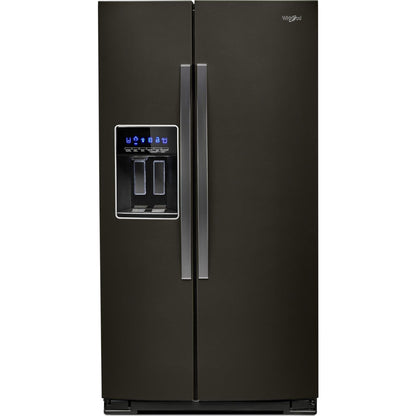 Whirlpool Side x Side Fridge (WRS588FIHV) - Black Stainless