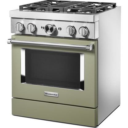 KitchenAid Dual Fuel Range (KFDC500JAV) - Avocado Cream