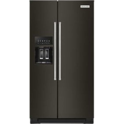 KitchenAid Side x Side Fridge (KRSF705HBS) - Black Stainless