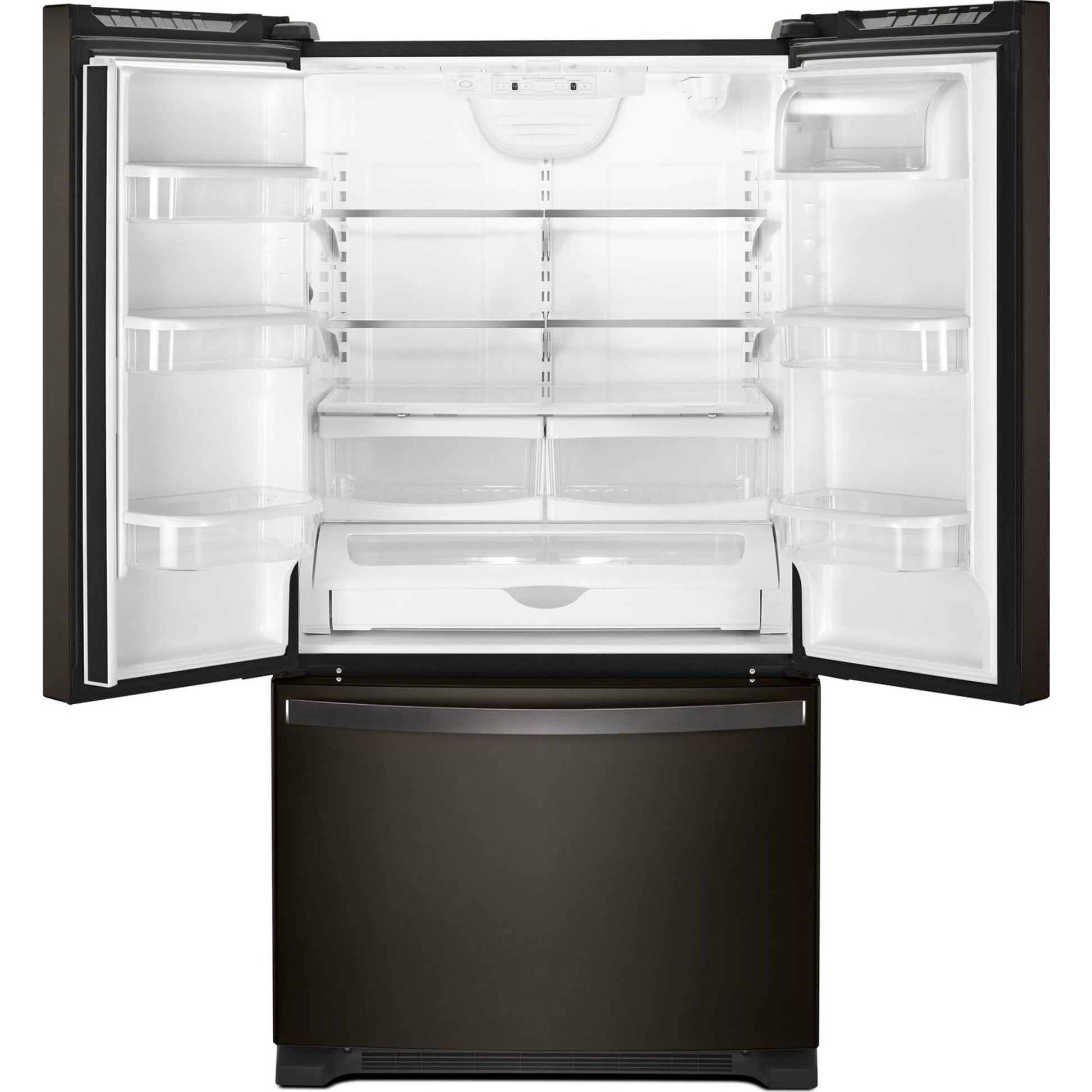Whirlpool French Door Fridge (WRF535SWHV) - Black Stainless