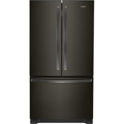 Whirlpool French Door Fridge (WRF535SWHV) - Black Stainless