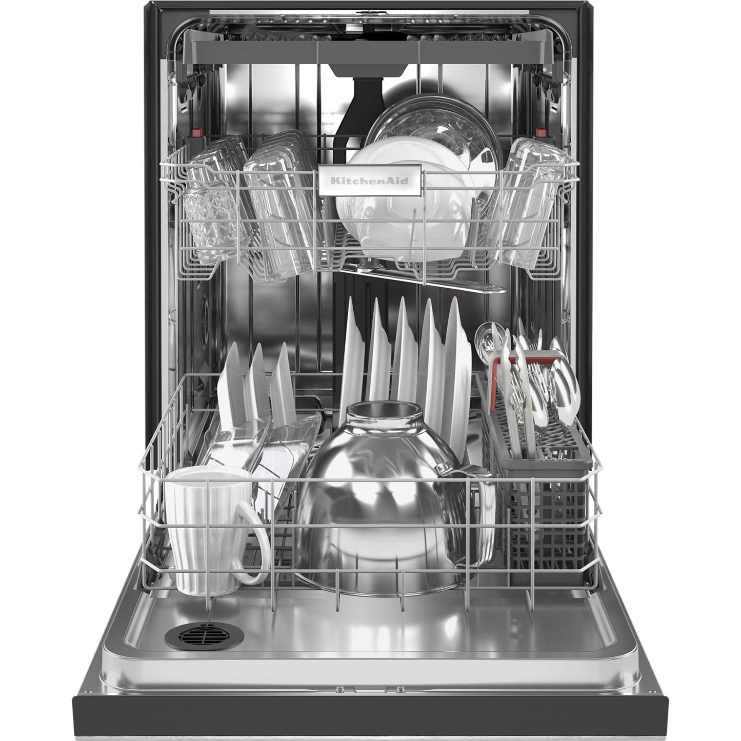 KitchenAid Dishwasher Stainless Steel Tub (KDFE204KPS) - Stainless Steel
