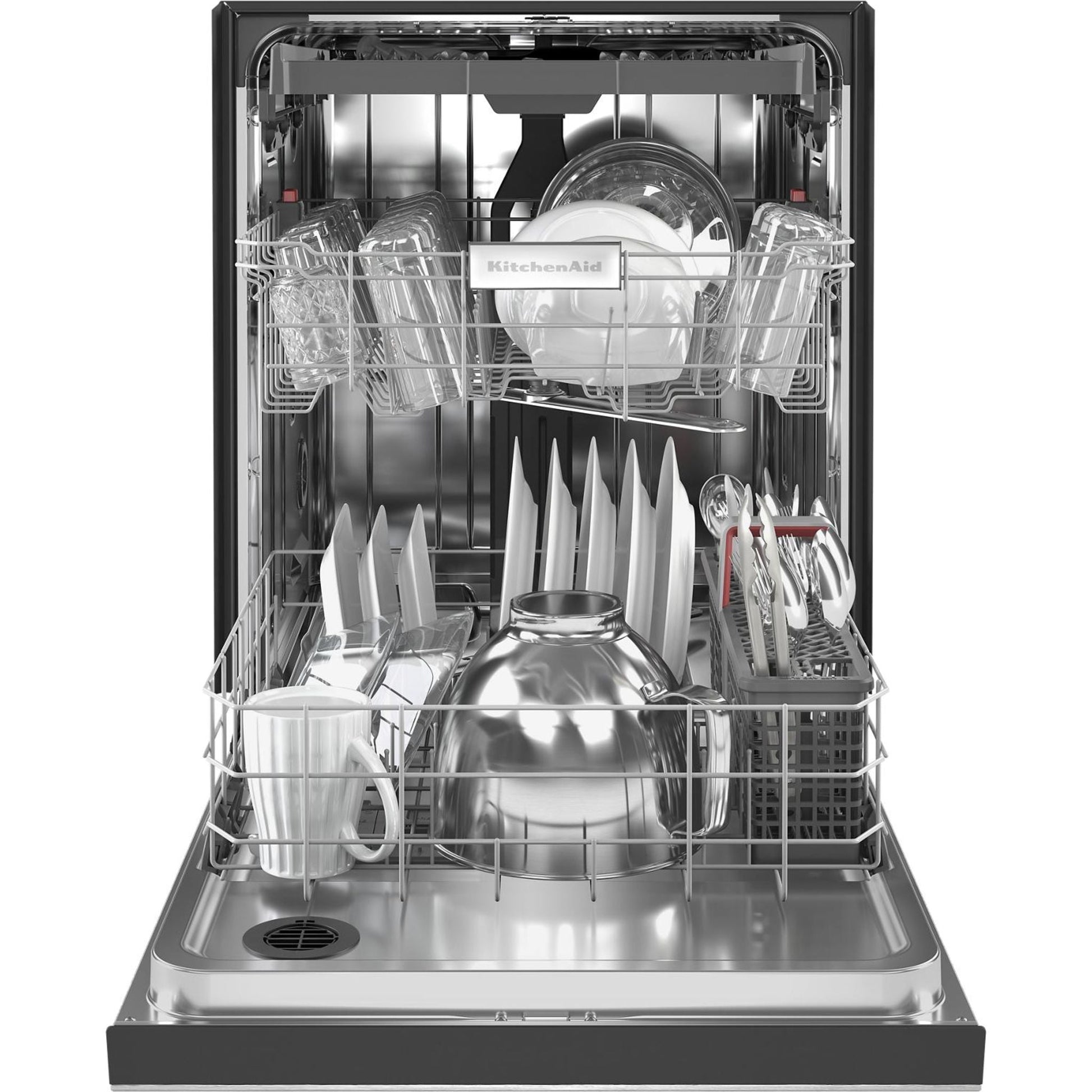 KitchenAid Dishwasher Stainless Steel Tub (KDFE204KPS) - Stainless Steel