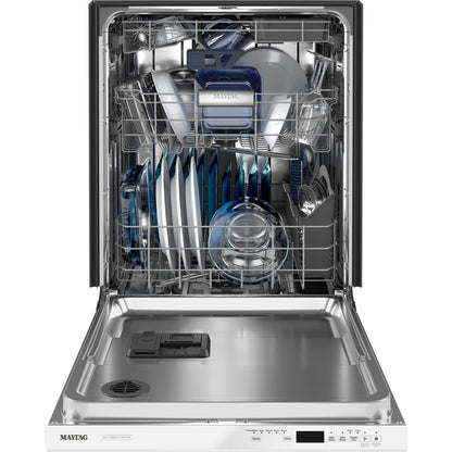 Maytag Dishwasher Stainless Steel Tub (MDB8959SKW) - White
