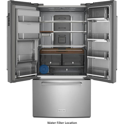 KitchenAid French Door Fridge (KRFC704FPS) - Stainless Steel