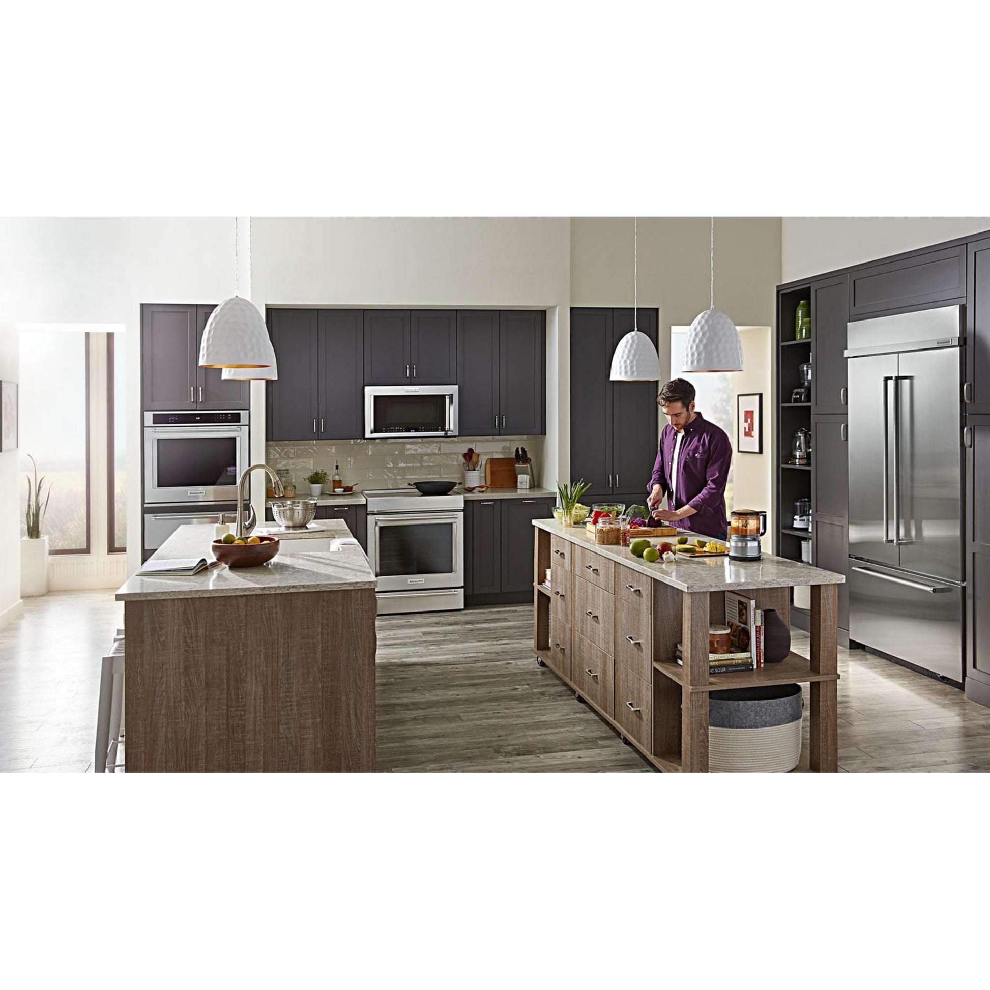 KitchenAid French Door Fridge (KBFN502ESS) - Stainless Steel
