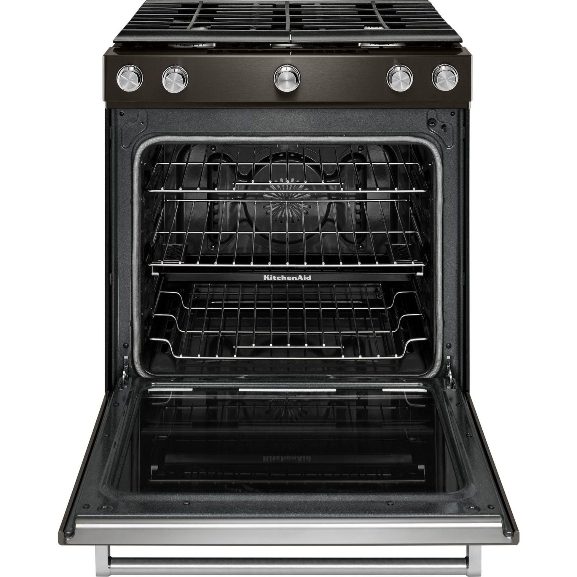KitchenAid Gas Range (KSGG700EBS) - Black Stainless Steel