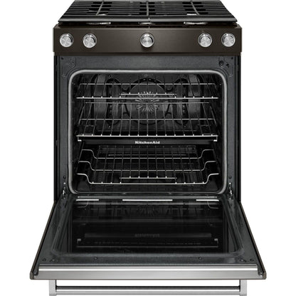 KitchenAid Gas Range (KSGG700EBS) - Black Stainless Steel