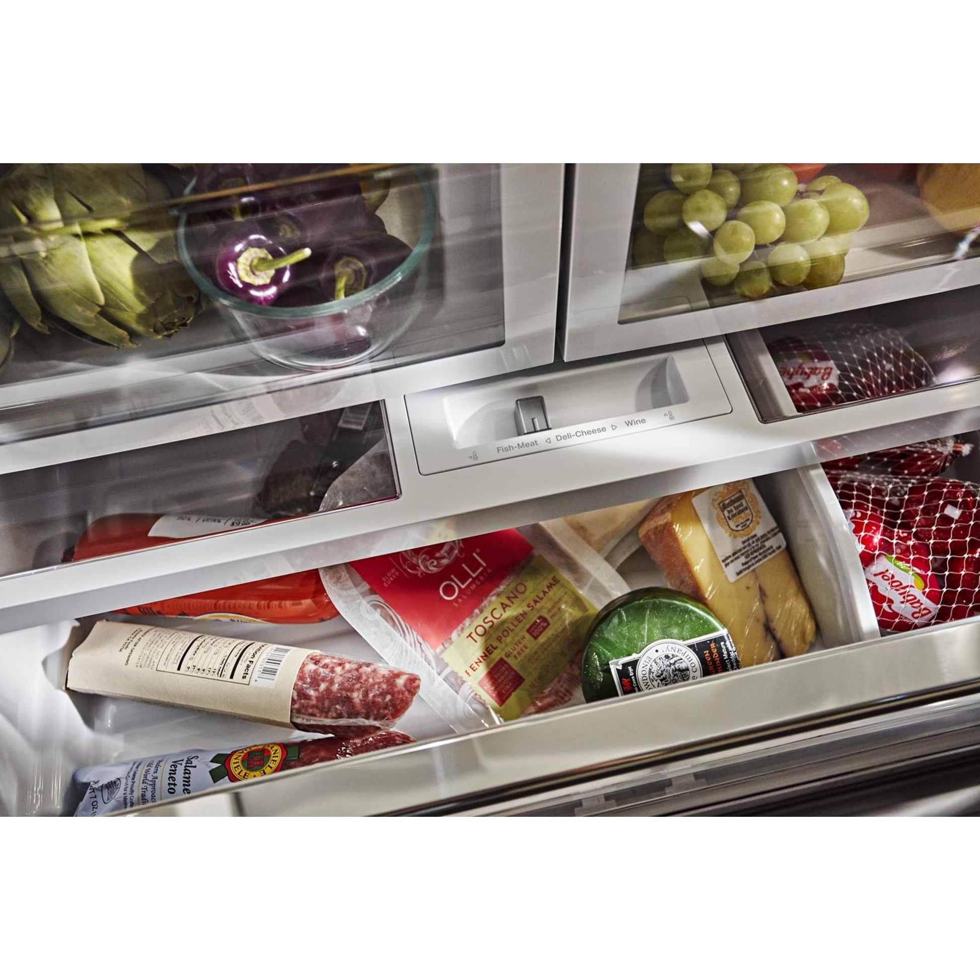 KitchenAid French Door Fridge (KRFF507HPS) - Stainless Steel