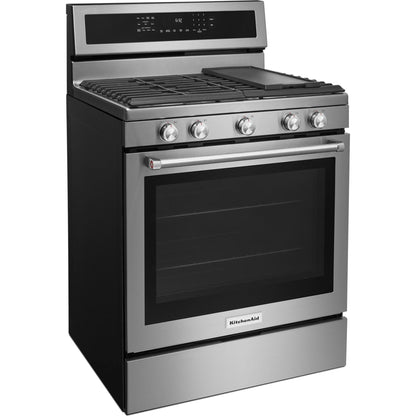 KitchenAid Gas Range (KFGG500ESS) - Stainless Steel