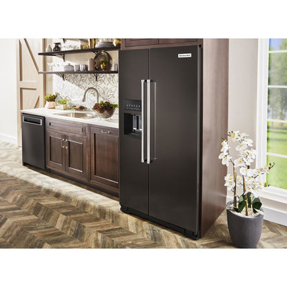 KitchenAid Counter Depth Fridge (KRSC700HBS) - Black Stainless