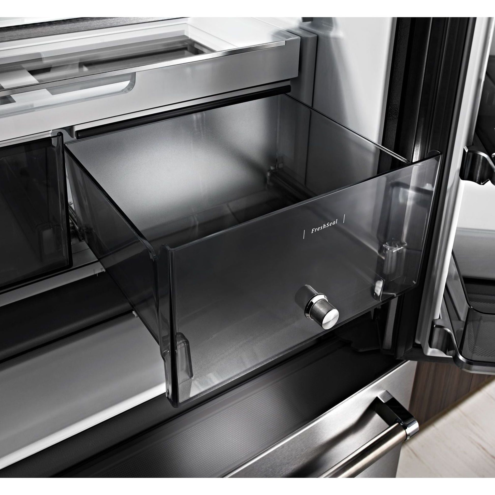 KitchenAid French Door Fridge (KRFC704FBS) - Black Stainless