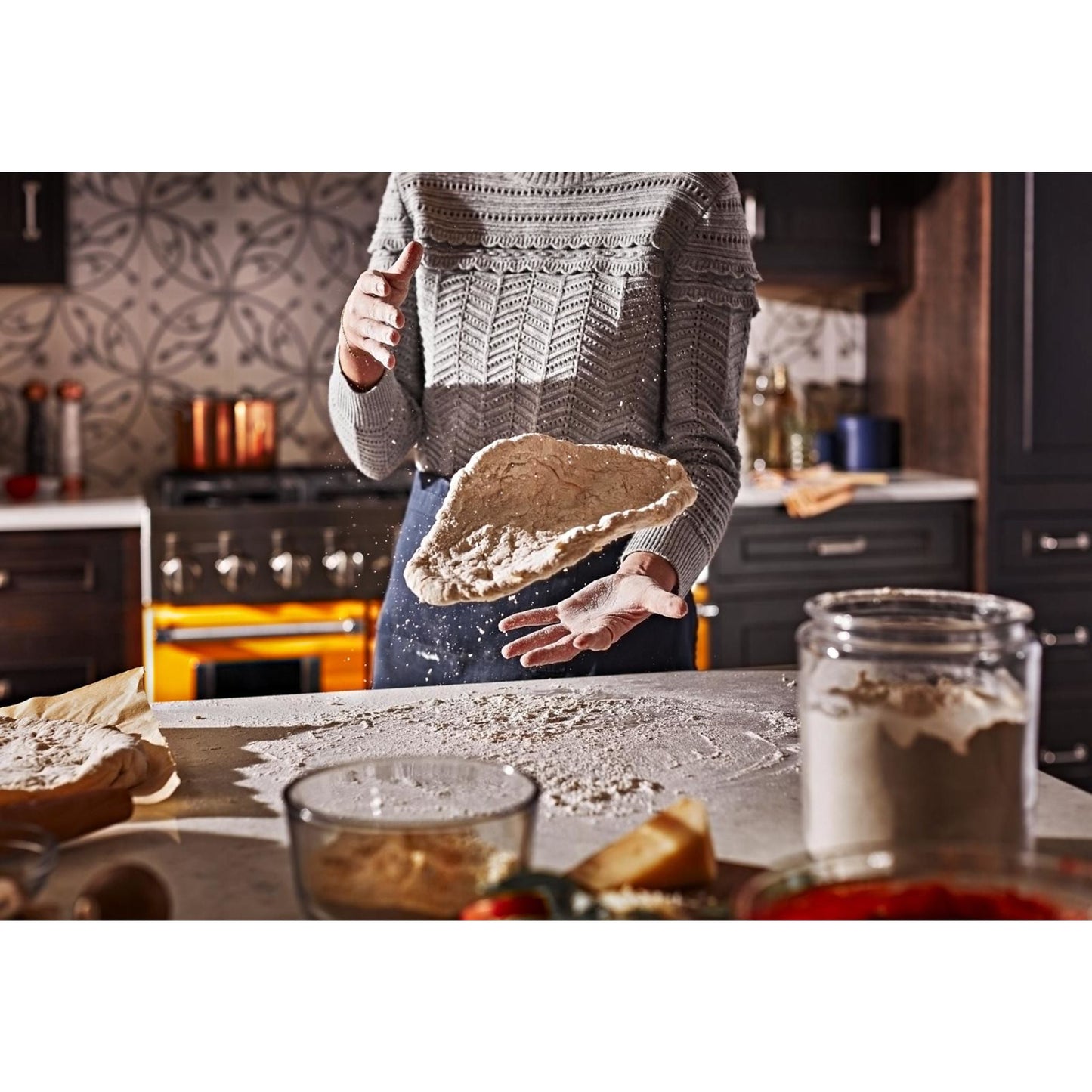 KitchenAid Dual Fuel Range (KFDC558JYP) - Yellow Pepper