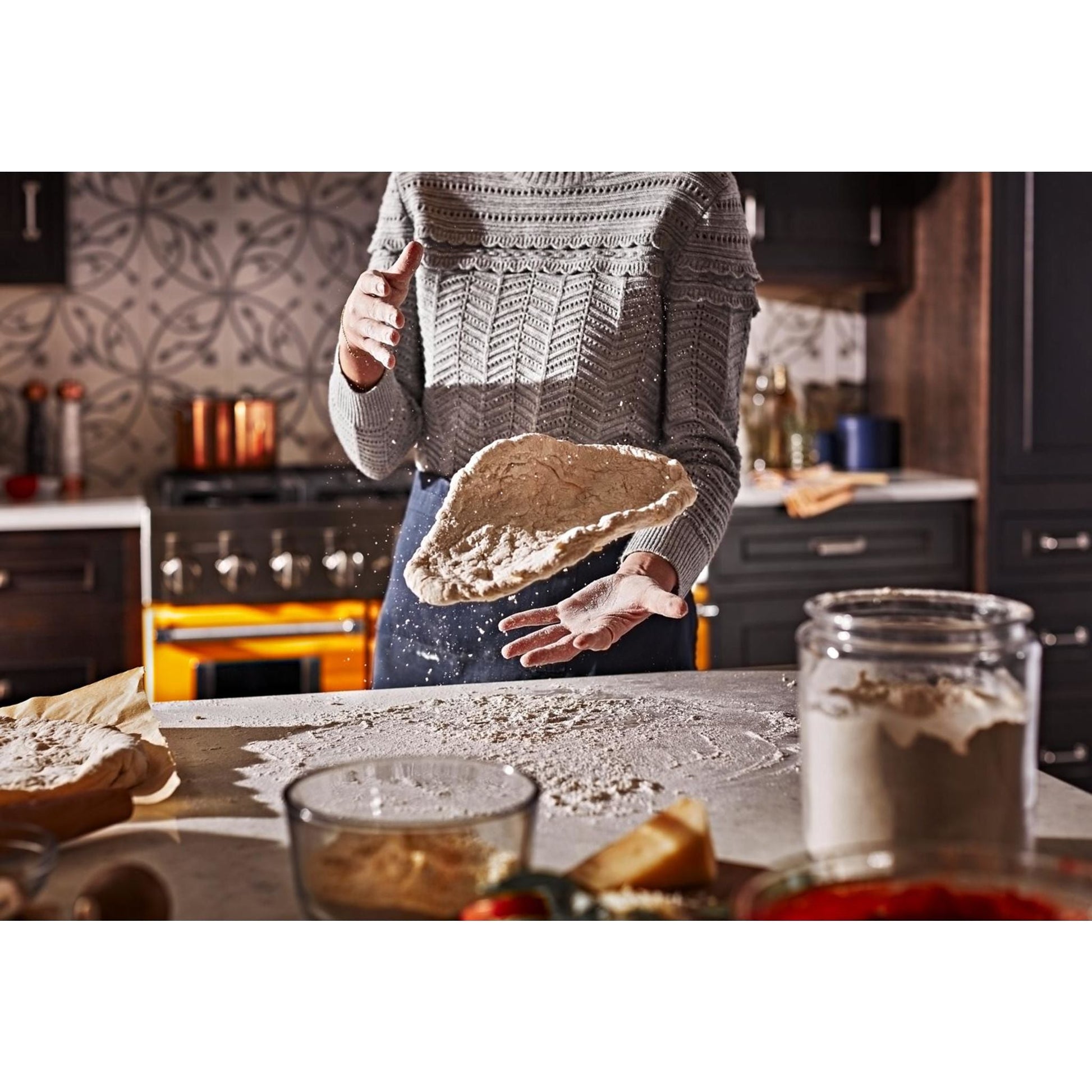 KitchenAid Dual Fuel Range (KFDC558JYP) - Yellow Pepper