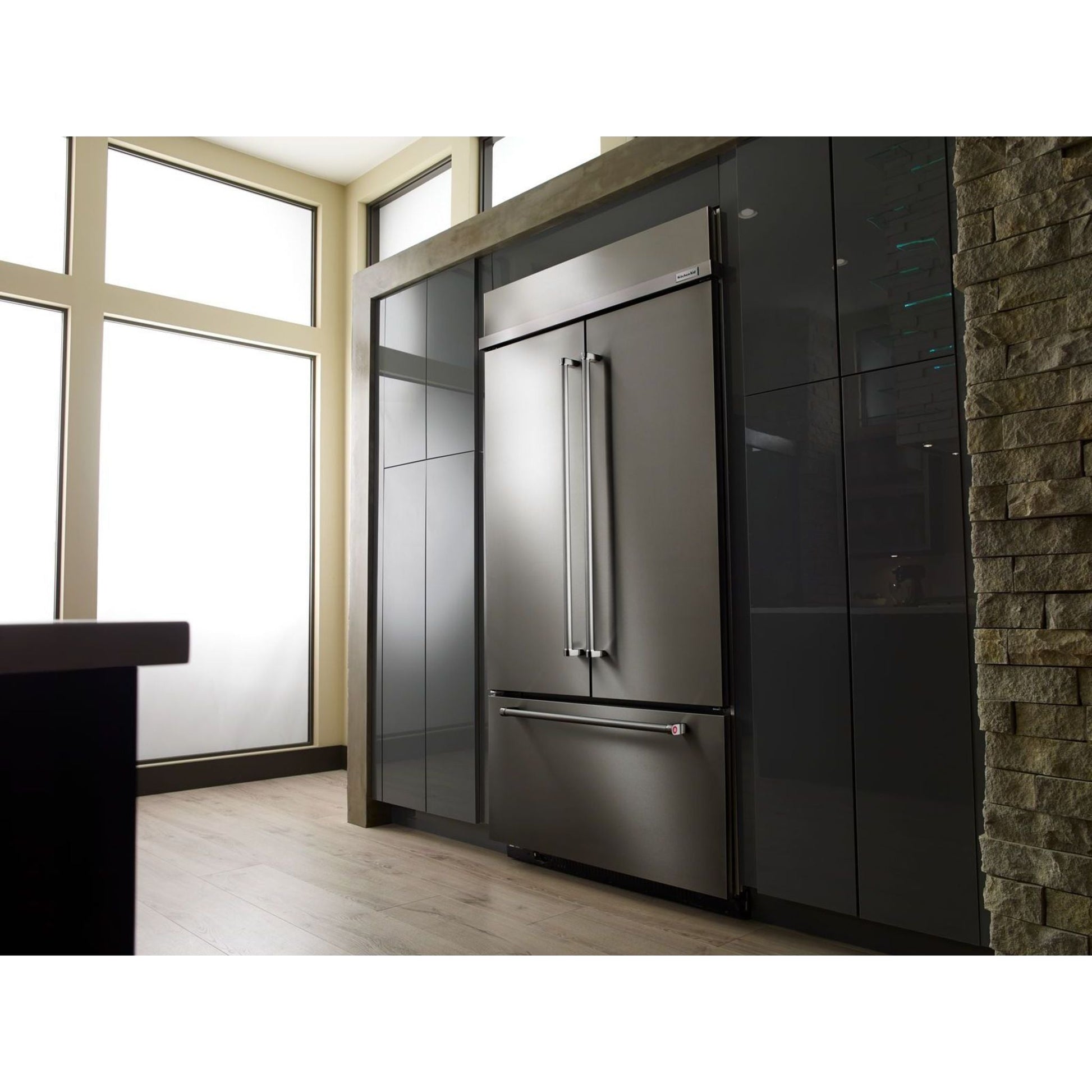 KitchenAid French Door Fridge (KBFN502ESS) - Stainless Steel
