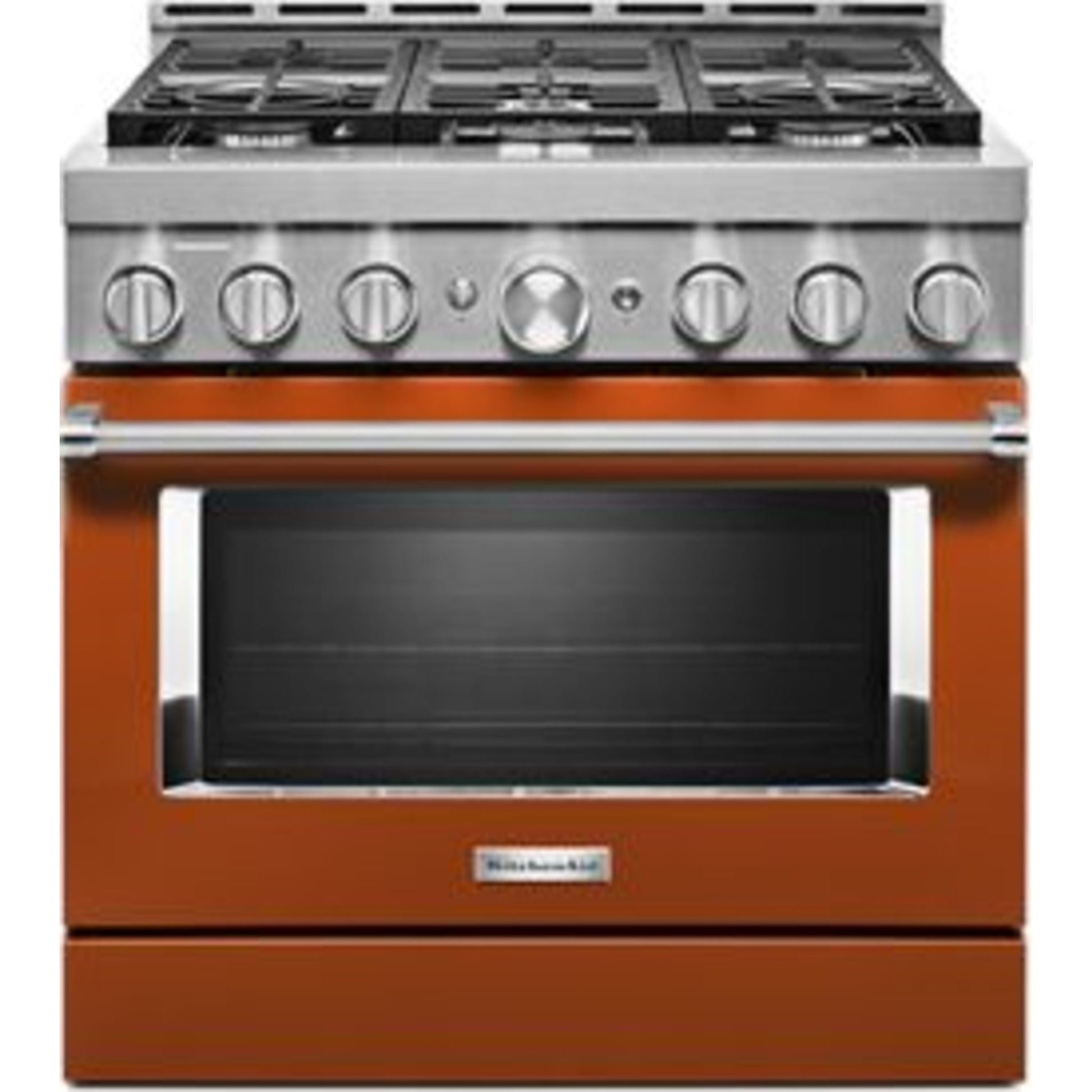 KitchenAid Gas Range (KFGC506JSC) - Scorched Orange