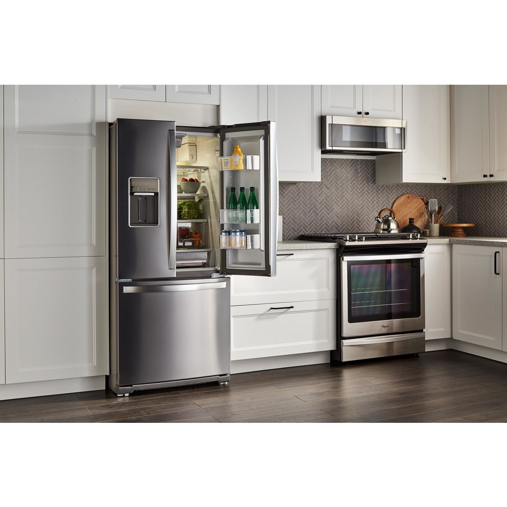 Whirlpool French Door Fridge (WRF560SEHZ) - Stainless Steel