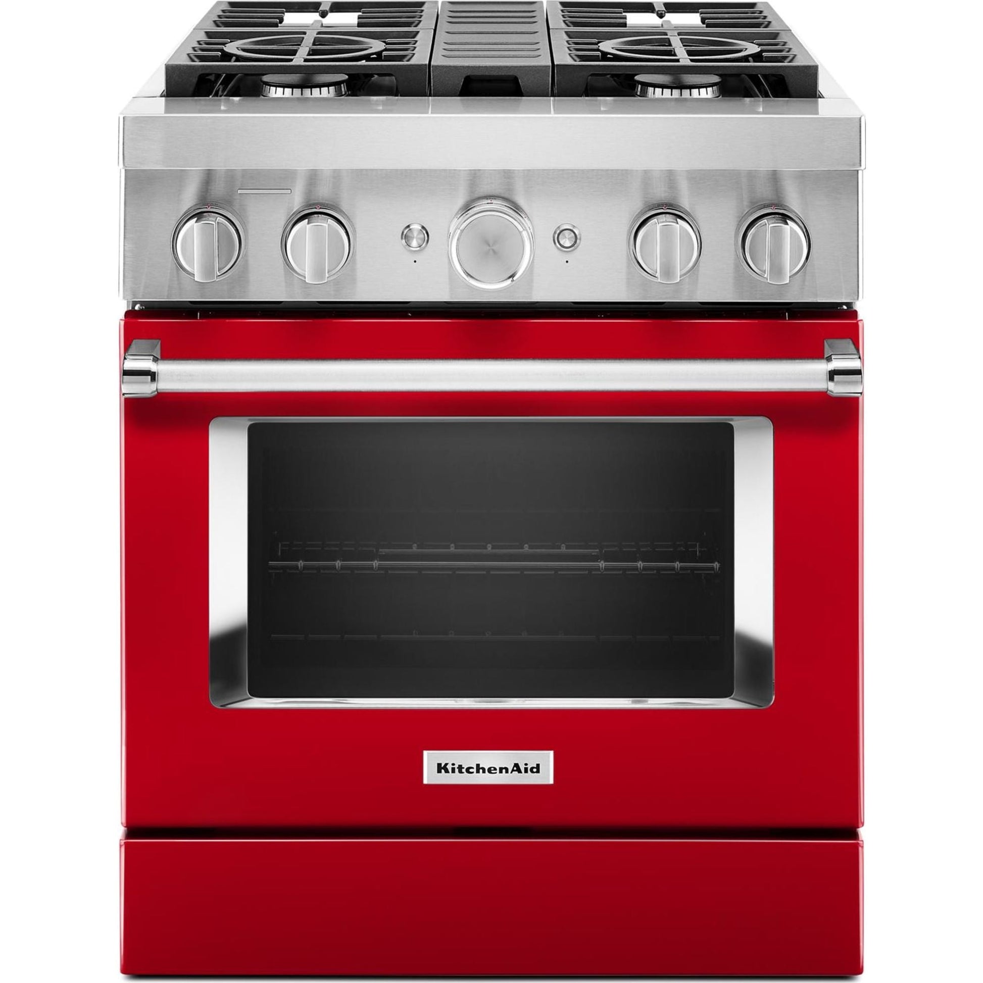 KitchenAid Dual Fuel Range (KFDC500JPA) - Passion Red