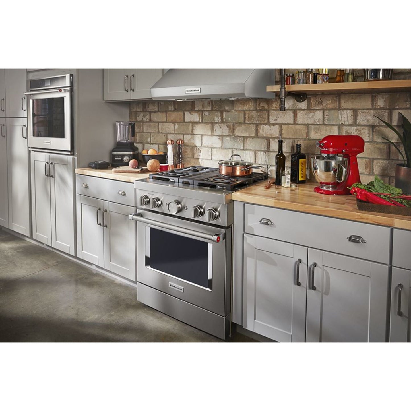 KitchenAid Dual Fuel Range (KFDC500JMB) - Misty Blue