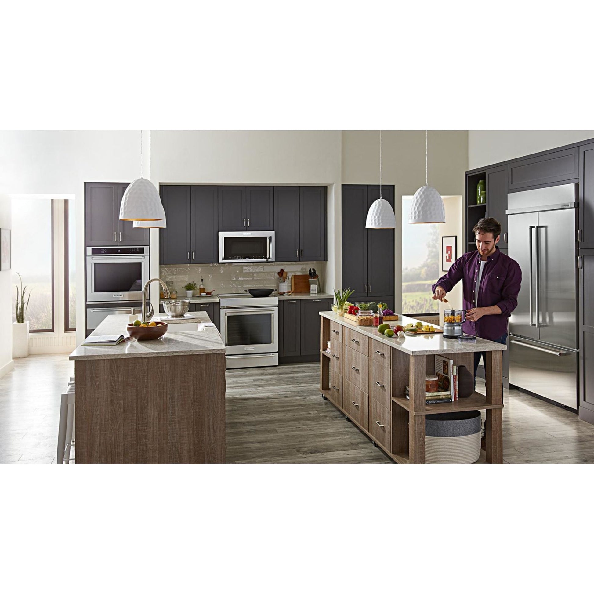 KitchenAid French Door Fridge (KBFN502ESS) - Stainless Steel