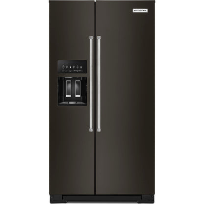 KitchenAid Counter Depth Fridge (KRSC700HBS) - Black Stainless