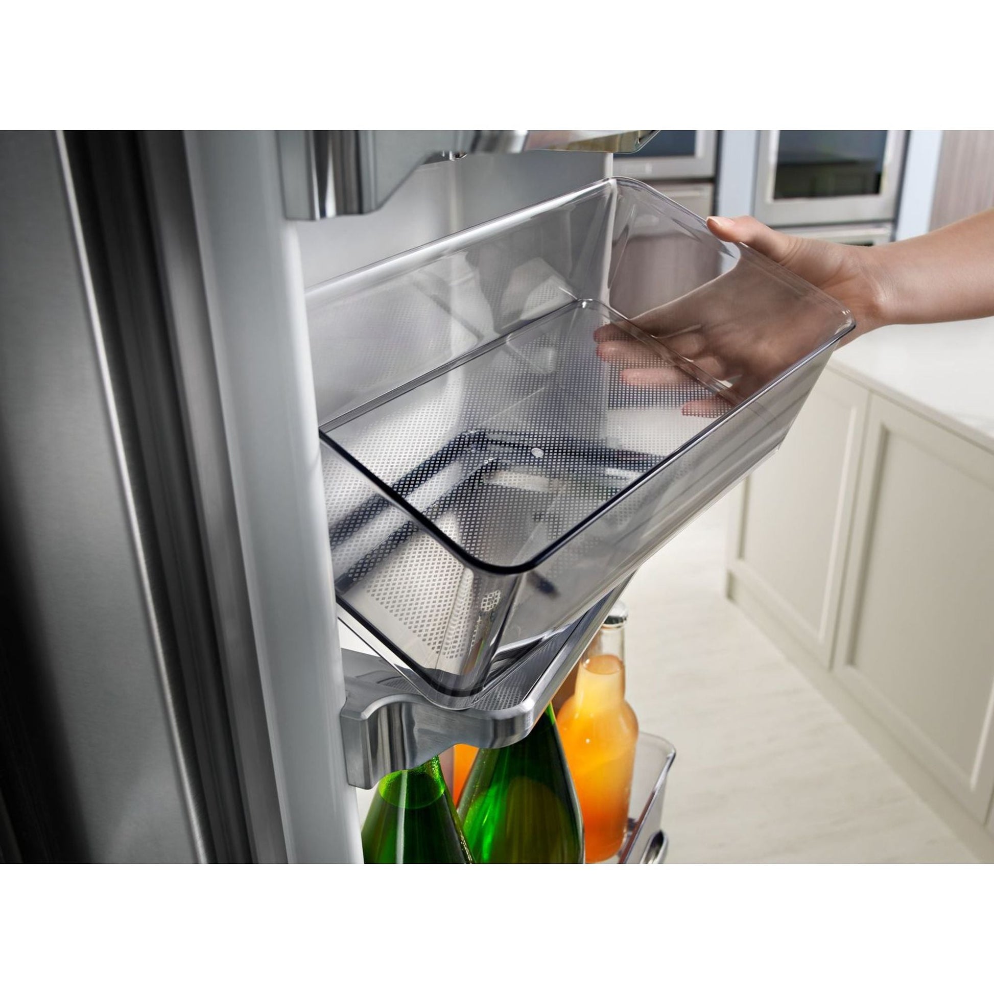 KitchenAid French Door Fridge (KRFC704FBS) - Black Stainless