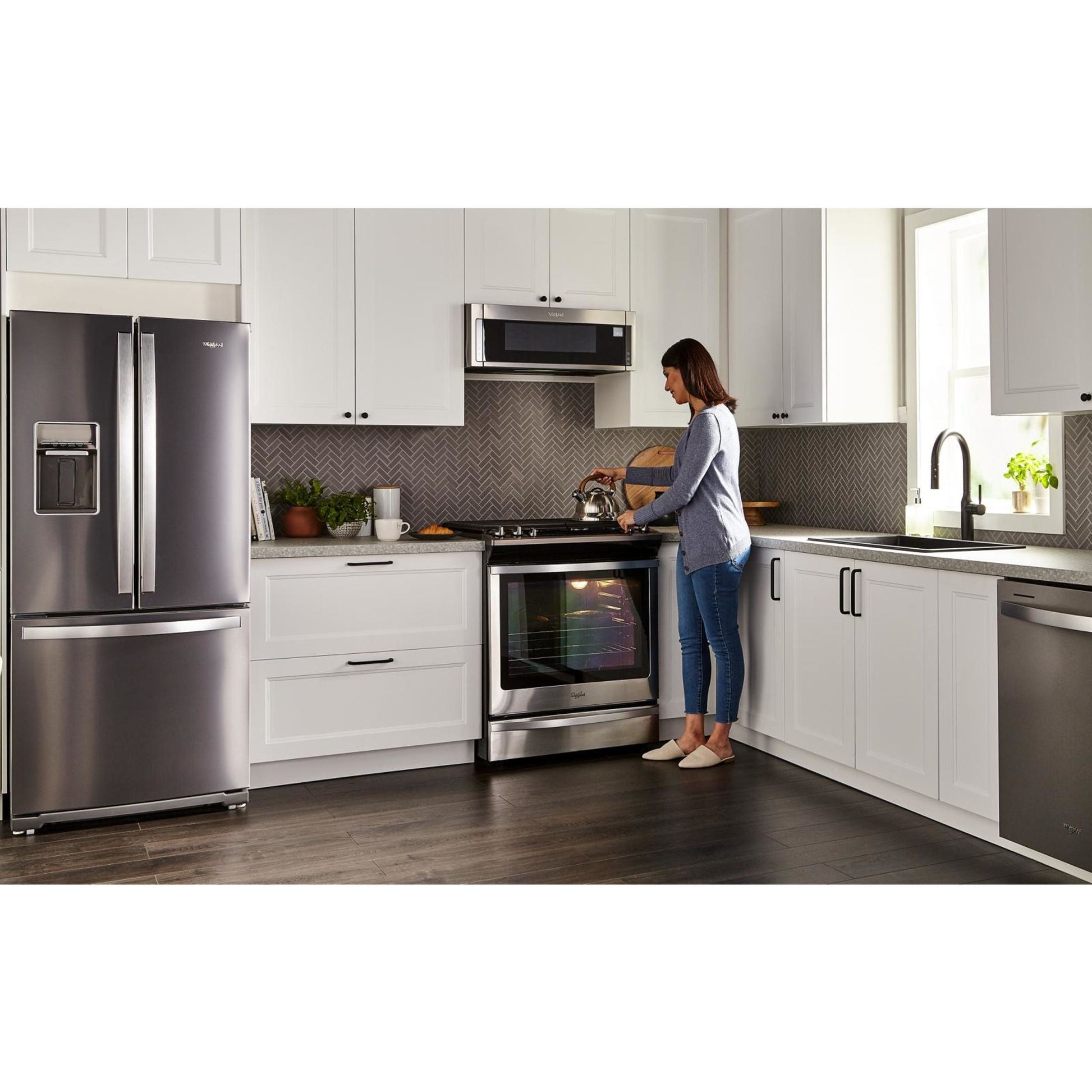 Whirlpool French Door Fridge (WRF560SEHZ) - Stainless Steel