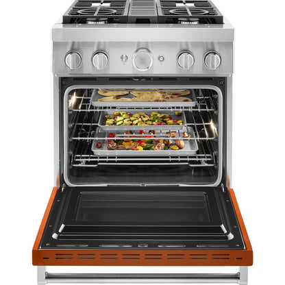 KitchenAid Dual Fuel Range (KFDC500JSC) - Scorched Orange
