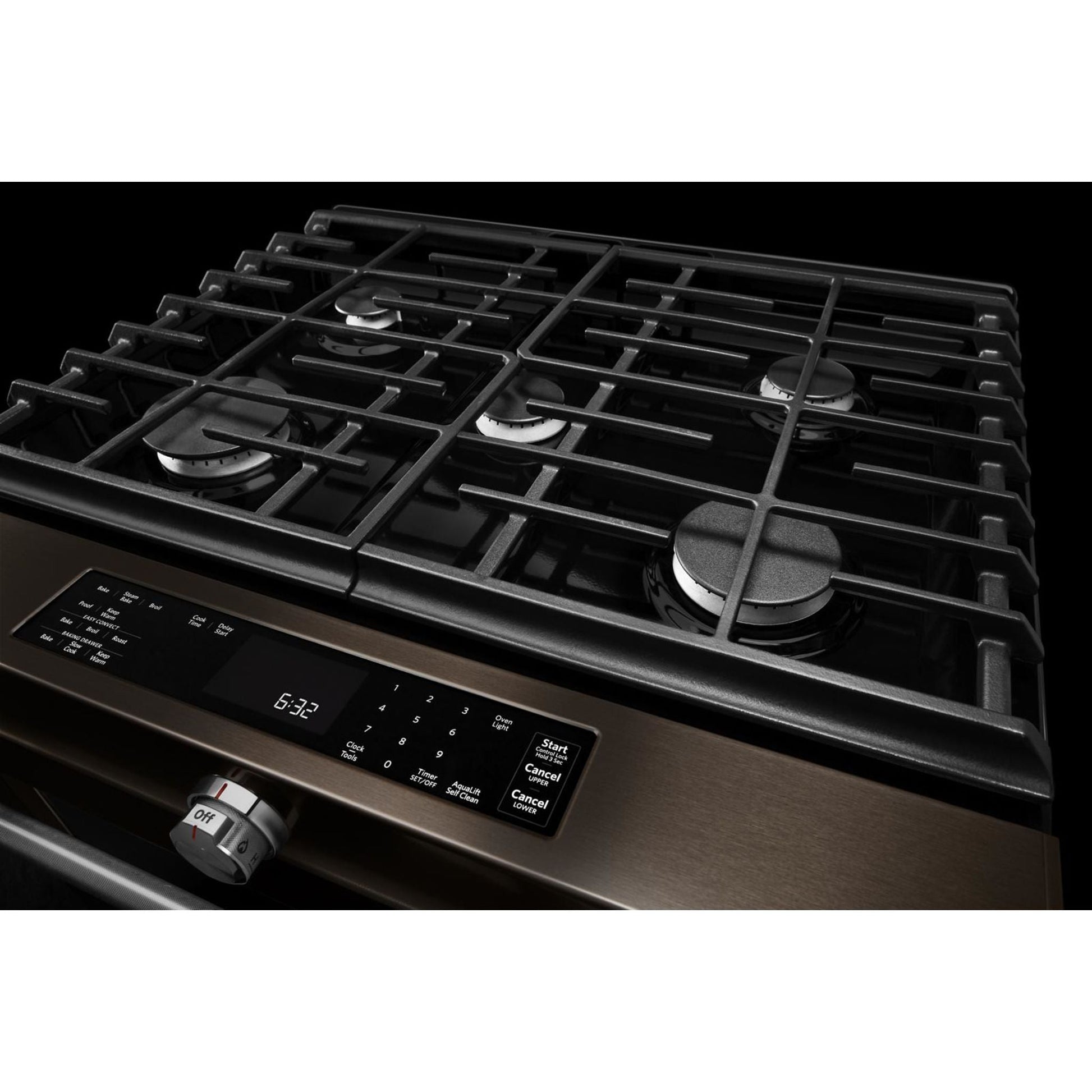 KitchenAid Gas Range (KSGG700EBS) - Black Stainless Steel
