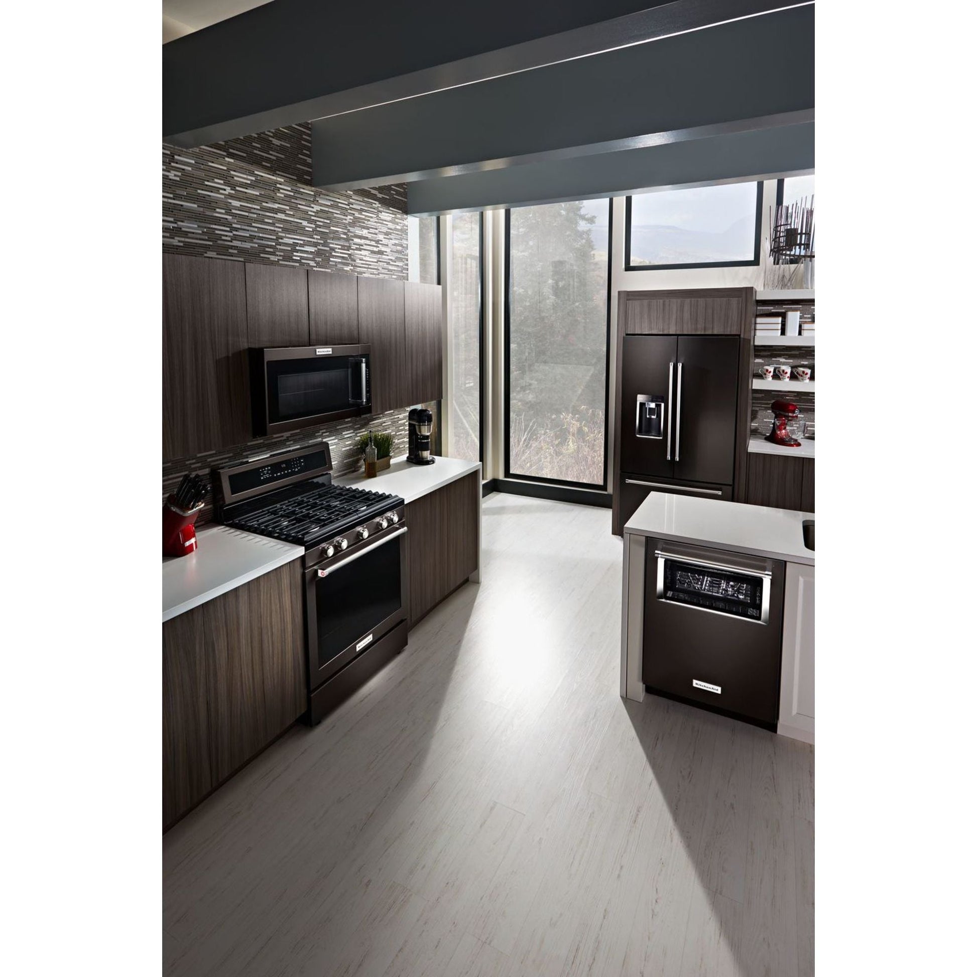 KitchenAid French Door Fridge (KRFC704FBS) - Black Stainless