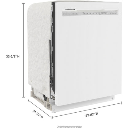KitchenAid Dishwasher Stainless Steel Tub (KDFE204KWH) - White