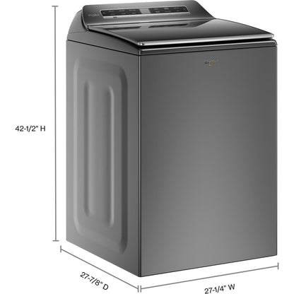 Whirlpool Top Load Washer (WTW8127LC) - Chrome Shadow