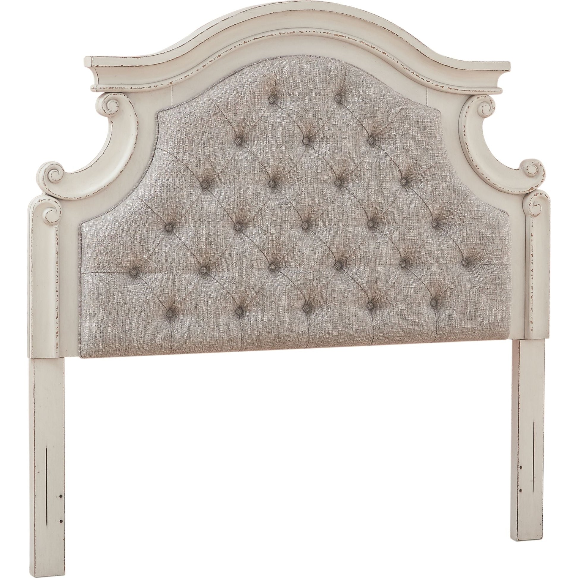 Realyn Full Headboard - Chipped White