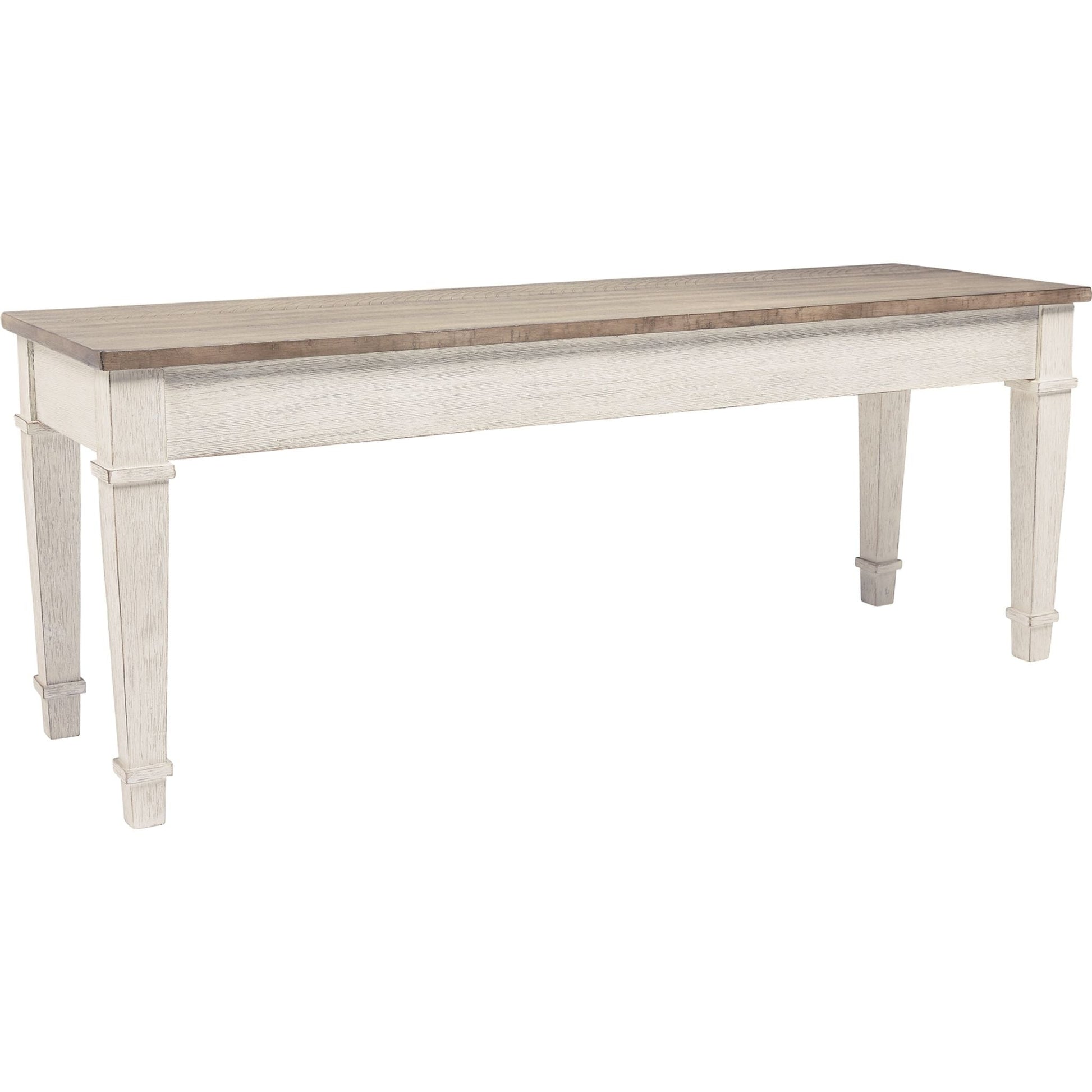 Skempton Bench - White/Light Brown - (D394-00)