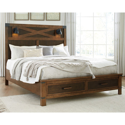 Wyattfield 3 Piece Queen Bed - Two-tone