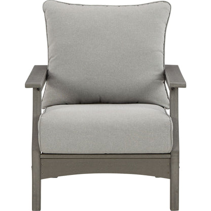 Outdoor Visola Lounge Chair-Set of 2 Gray