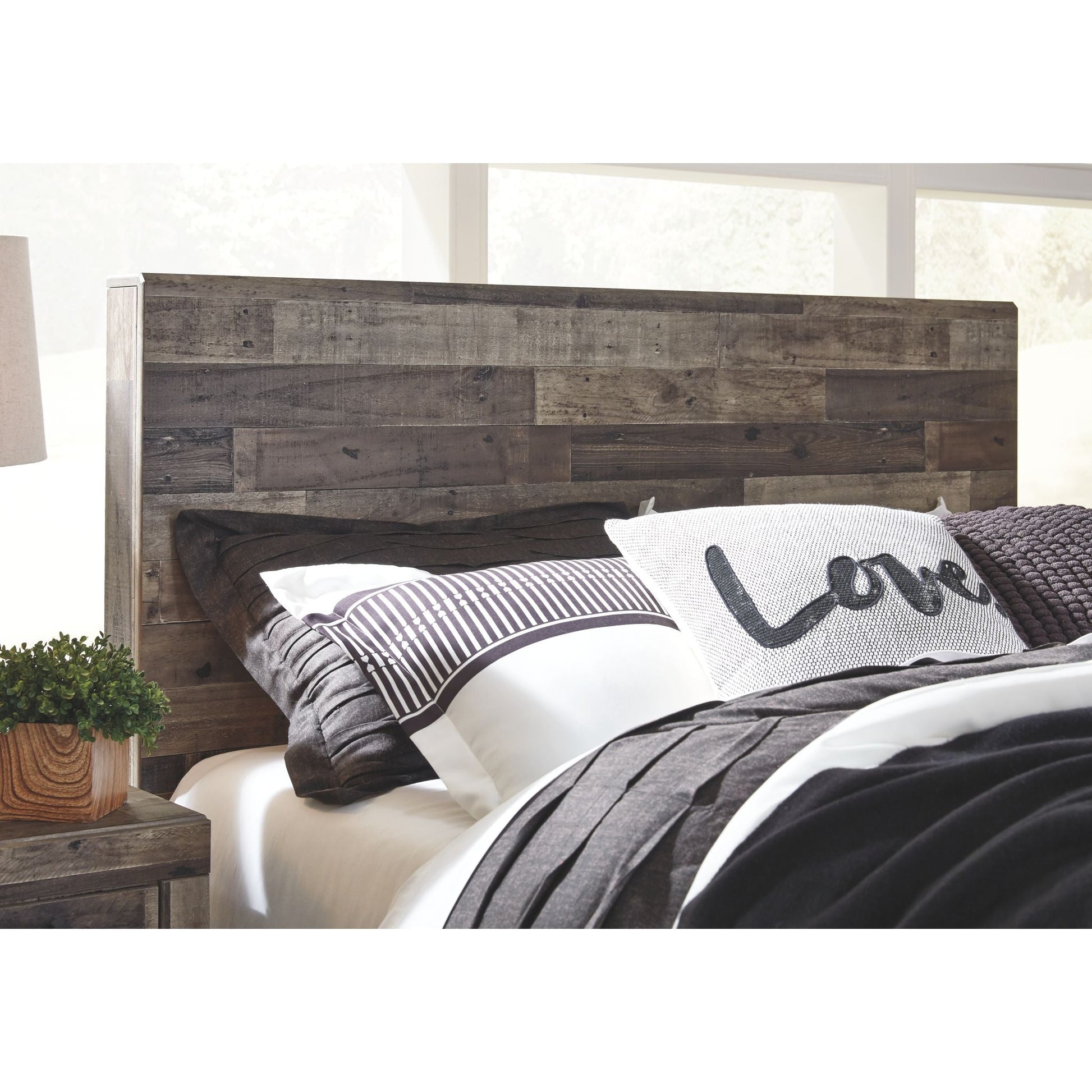 Derekson 3 Piece Full Storage Bed - Multi Gray