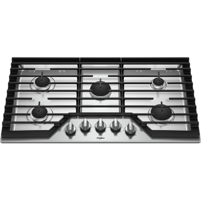 Whirlpool 36" Gas Cooktop (WCG55US6HS) - Stainless Steel