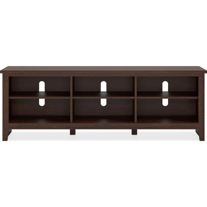Camiburg Extra Large TV Stand - Warm Brown