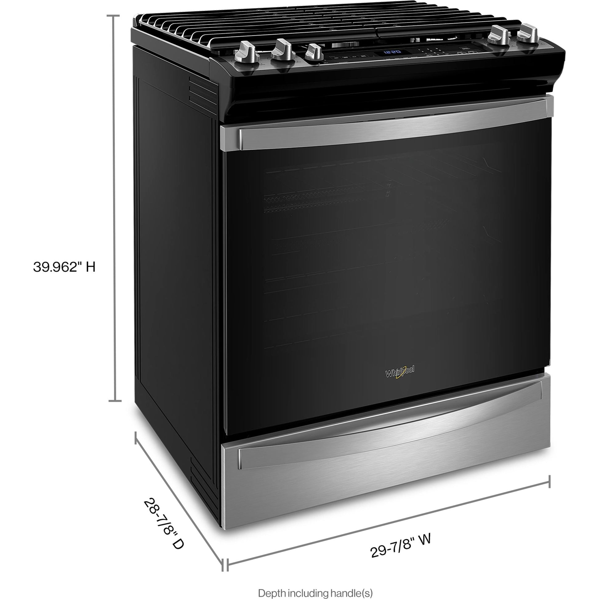 Whirlpool Gas Range (WEG745H0LZ) - Stainless Steel
