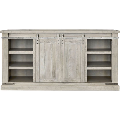 Carynhurst Large TV Stand - Whitewash