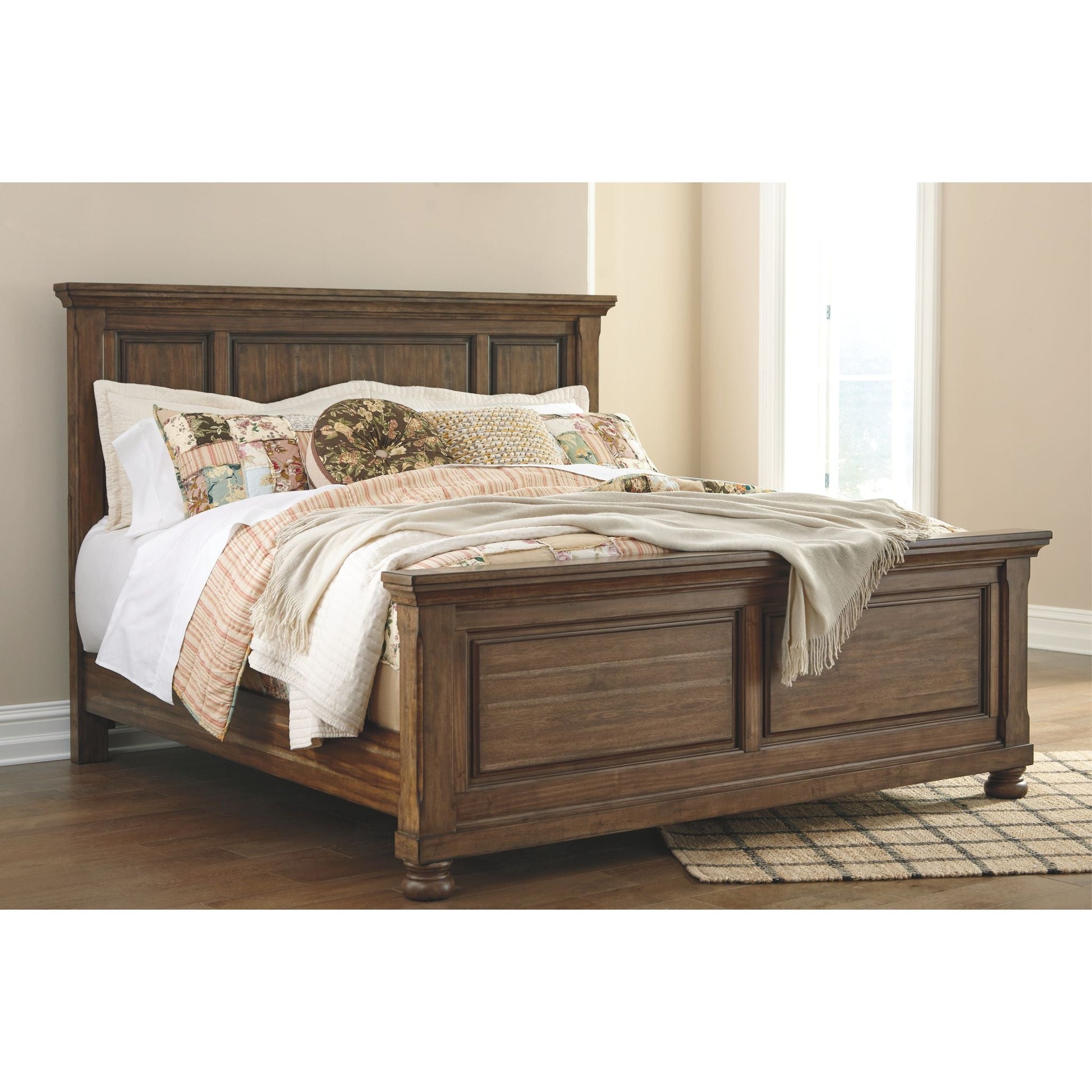 Baymore 5 Piece Bedroom Package - Medium Brown