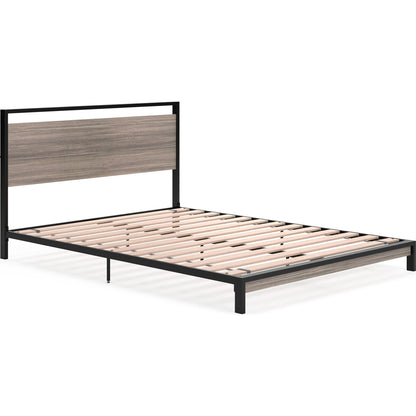 Dontally Queen Bed - Gray/Black