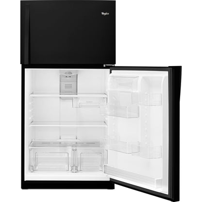 Whirlpool Top Mount Fridge (WRT541SZDB) - Black