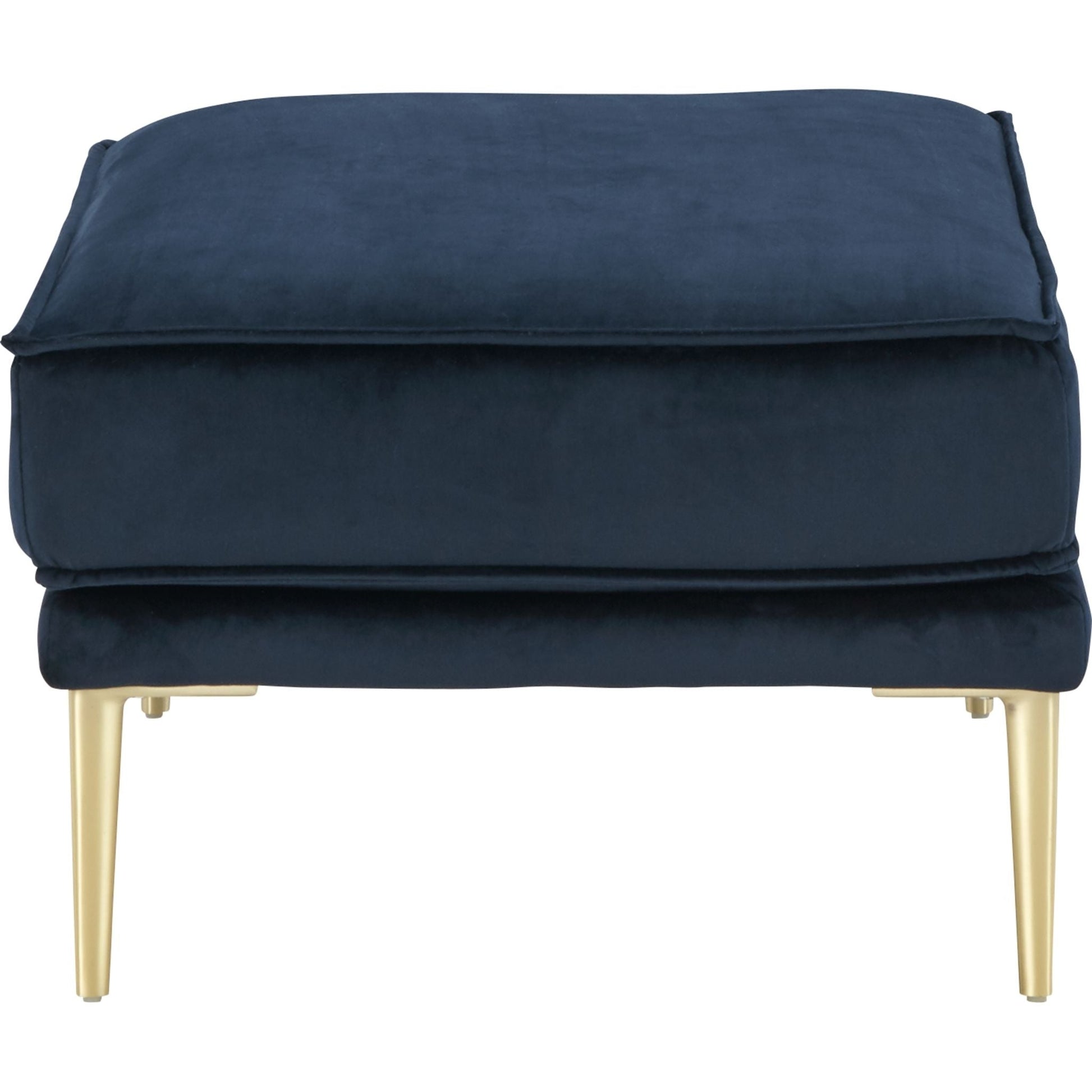 Macleary Ottoman - Navy
