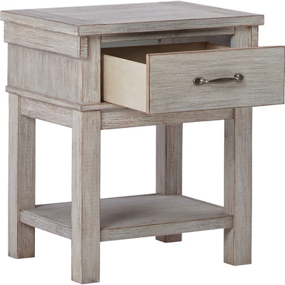 Hollentown Nightstand - Whitewash