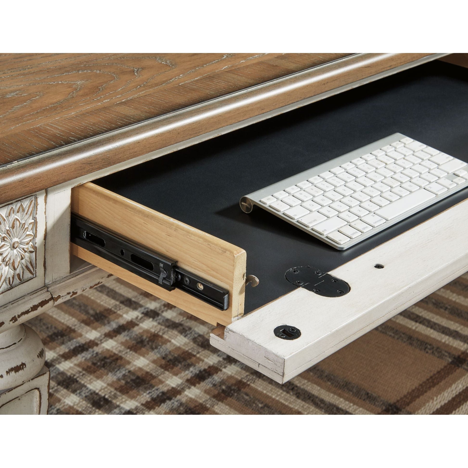 Realyn 2 Piece Home Office Package - Two-tone