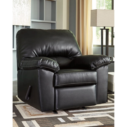 Brazoria Rocker Recliner - Black